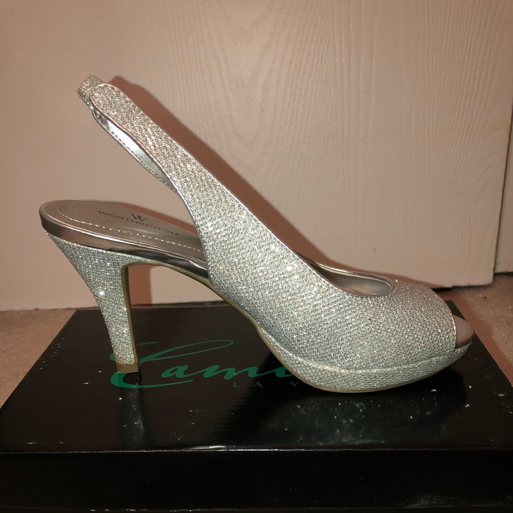 Silver heels